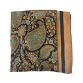 Elegantes Halstuch Blumengarten-Muster – Grün