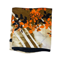 Elegantes Halstuch Blätter-Muster – Orange