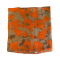 Elegantes Halstuch Leoparden-Muster – Braun & Orange