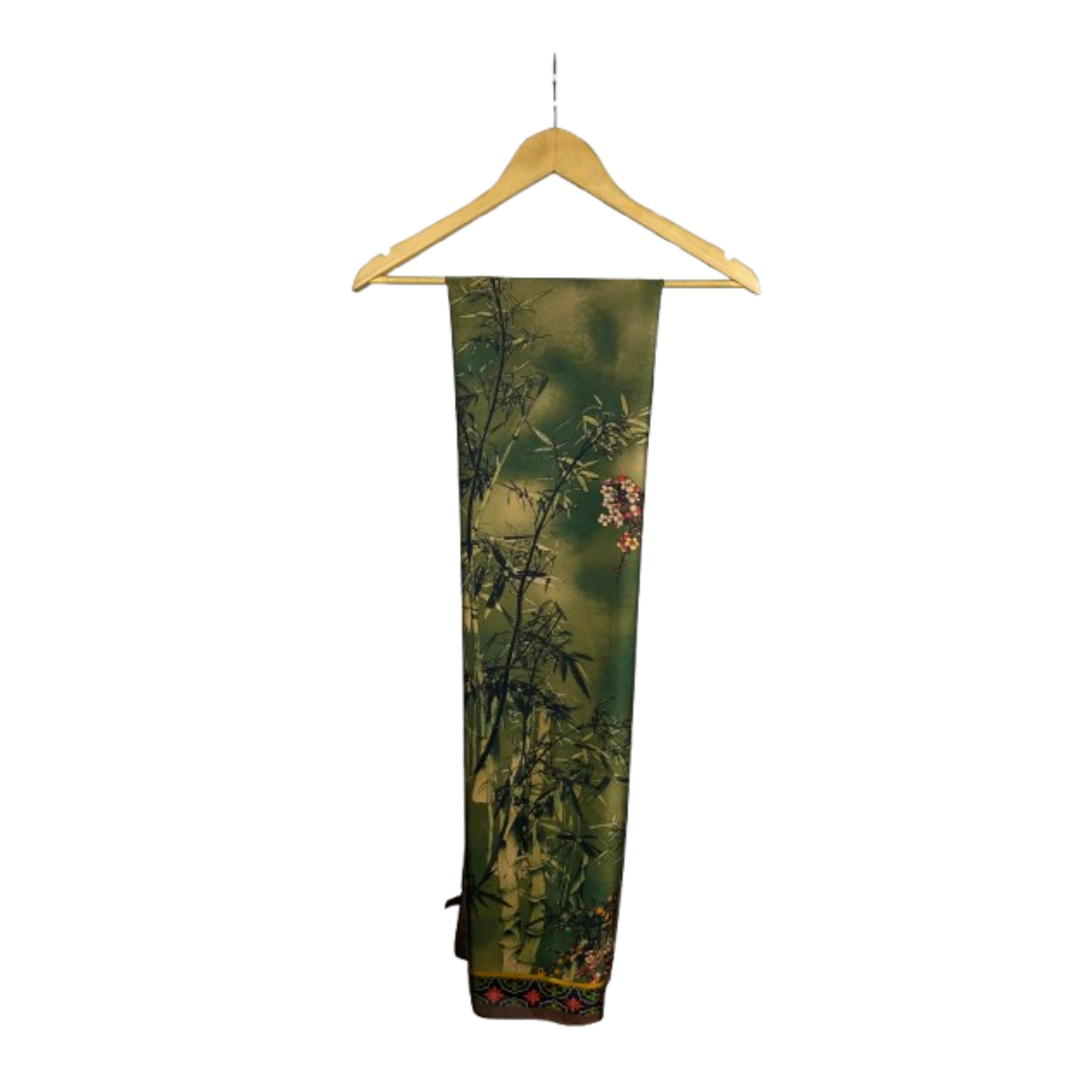 Elegantes Halstuch Nasia-Muster – Grün