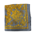 Elegantes Halstuch Royale-Muster – Gold & Grau