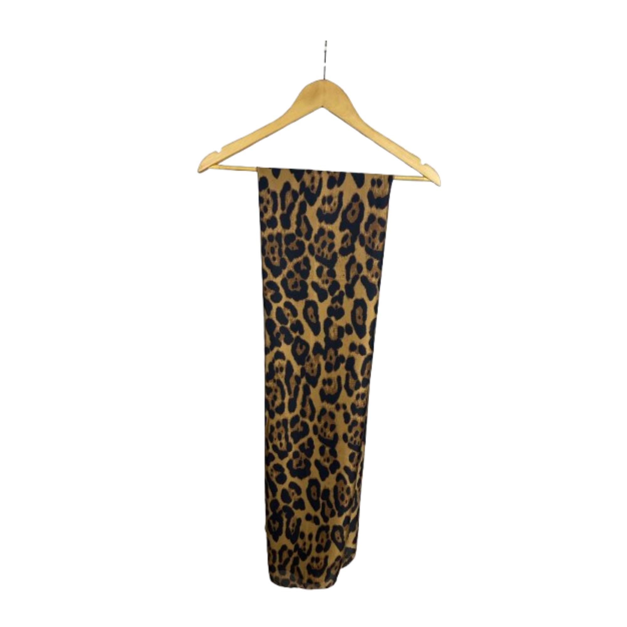 Elegantes Halstuch Leoparden-Muster – Braun